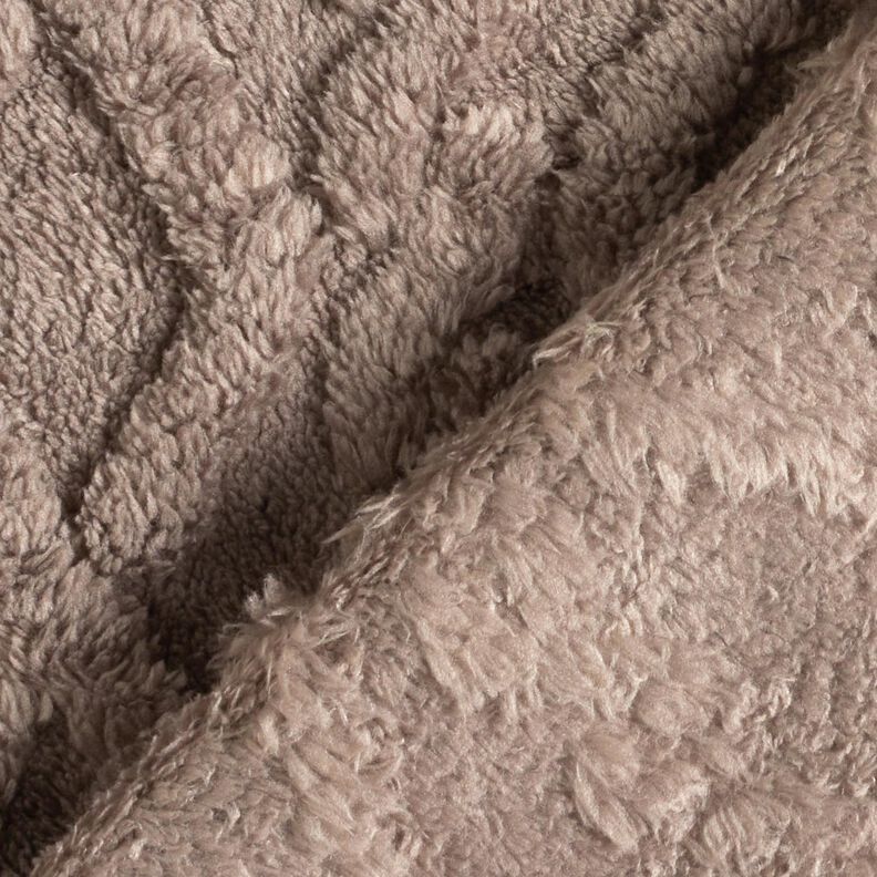 Faux Fur Diamonds – taupe,  image number 4