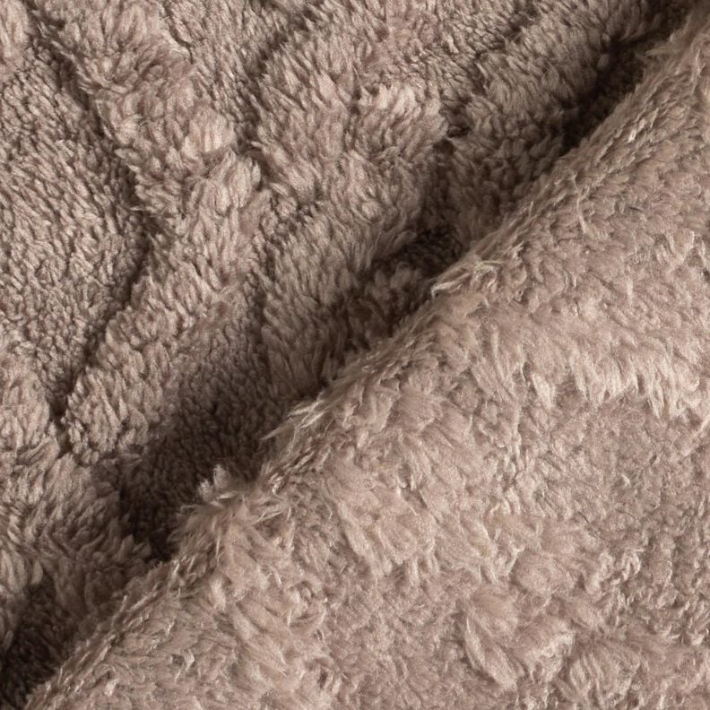 Faux Fur Diamonds – taupe, image number 4