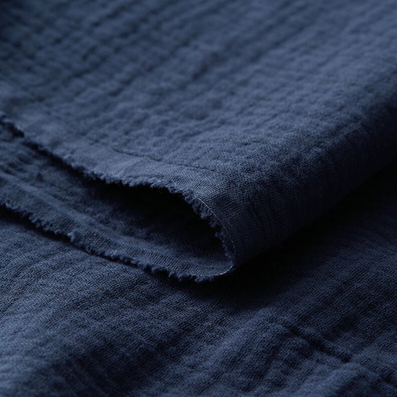 Double Gauze/Muslin – navy blue, image number 5