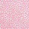 Swimsuit fabric leopard print – white/pink,  thumbnail number 1