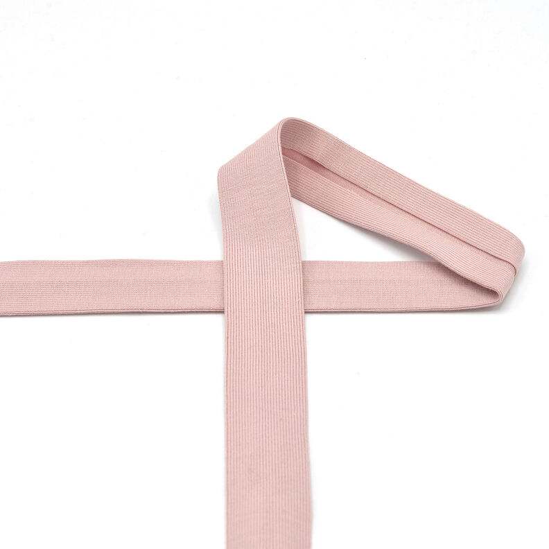 Bias binding Cotton Jersey [20 mm] – light dusky pink,  image number 2