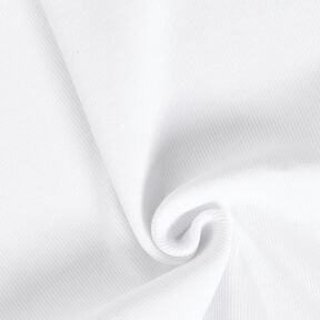 2x2 Ribbing Plain – white, 
