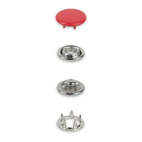 Jersey snap fasteners [12 mm] | Prym – red, 