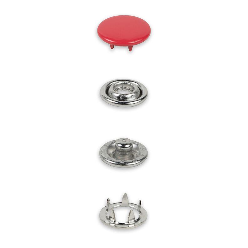 Jersey snap fasteners [12 mm] | Prym – red,  image number 2