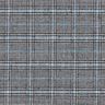 Viscose Blend abstract Prince of Wales check – royal blue/black,  thumbnail number 1