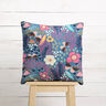 Cotton Cretonne butterflies and flowers – blue grey/pink,  thumbnail number 6