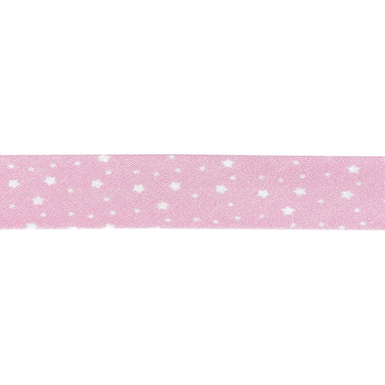 Bias binding Stars Organic cotton [20 mm] – pink,  image number 1