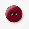 2-hole button round [Ø 11 mm] – burgundy,  thumbnail number 1