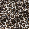 Double Gauze/Muslin Leopard Print – light taupe/black,  thumbnail number 2