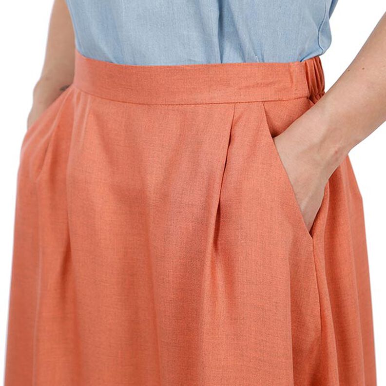 FRAU CARRY - wide skirt with elastic waistband in the back, Studio Schnittreif | XS - XXL,  image number 7