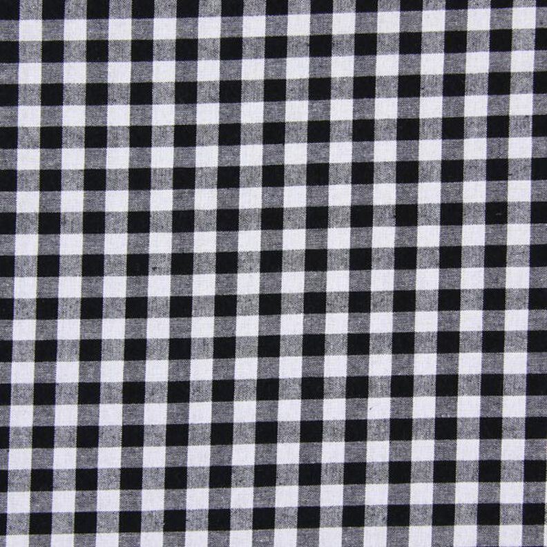 Cotton Vichy - 1 cm – black,  image number 1