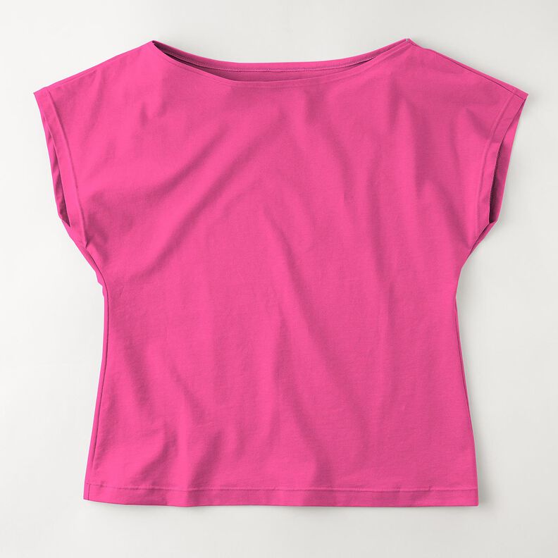 Medium summer jersey viscose – pink,  image number 8