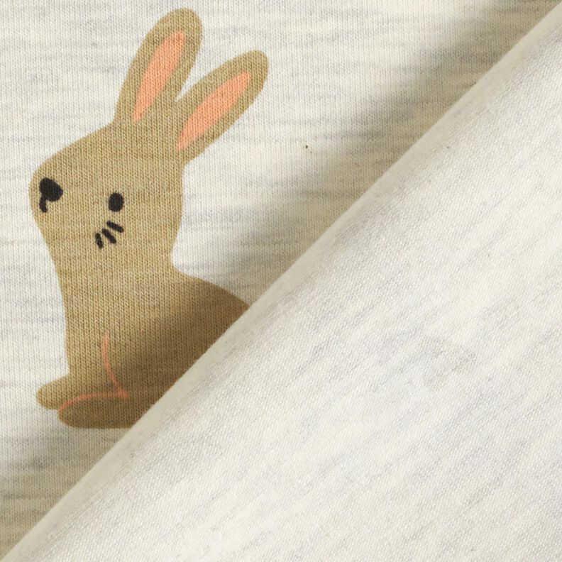 Cotton Jersey bunnies and hearts | Poppy Fabrics – offwhite,  image number 4