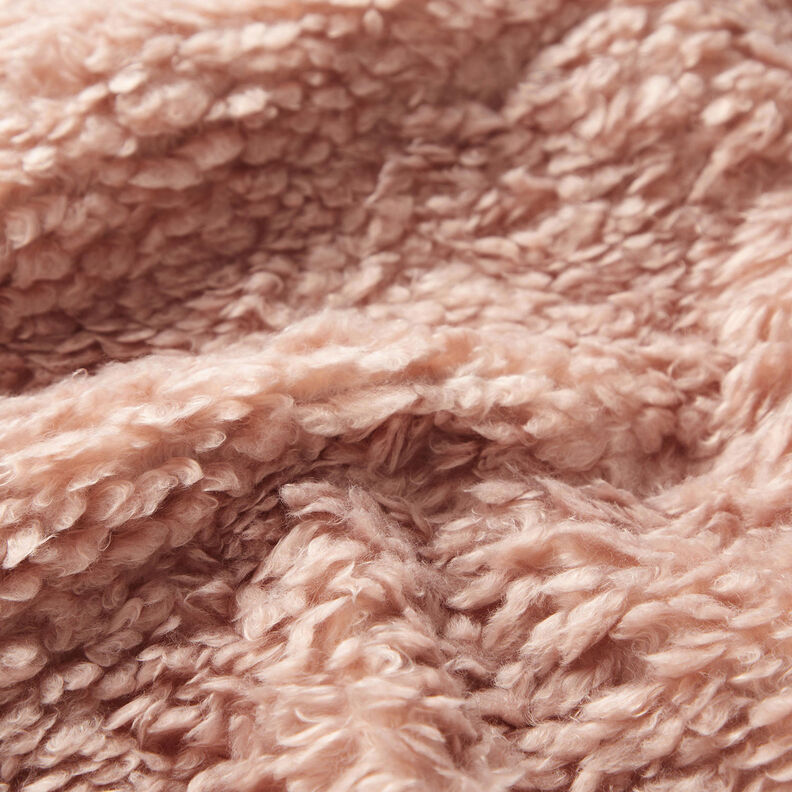 Seconds Plain Imitation Leather with Faux Fur Reverse – black/light dusky pink,  image number 2