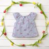 Stretch Poplin stripes and hearts – white/indigo,  thumbnail number 6
