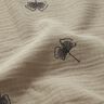 Double Gauze/Muslin embroidered ginkgo – light grey,  thumbnail number 2