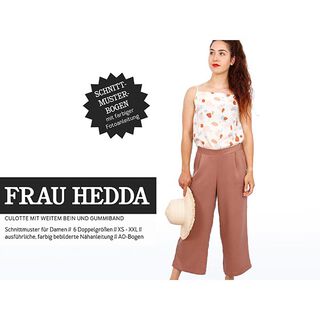 MRS. HEDDA - culottes with a wide leg and elasticated waistband, Studio Schnittreif  | XS -  XXL, 