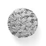 Covered Button - Outdoor Decor Fabric Agora Senda - grey,  thumbnail number 1