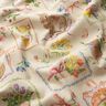 Decor Fabric Half Panama Easter collage – natural/pink,  thumbnail number 2