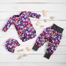 Cotton Jersey colourful flowers | Poppy Fabrics – midnight blue,  thumbnail number 6