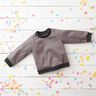 Cuffing Fabric Plain – stone grey,  thumbnail number 4