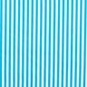 Cotton Poplin narrow stripes – turquoise/white,  thumbnail number 1