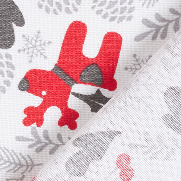 Decor Fabric Canvas Santa Claus boots – white/red, image number 4
