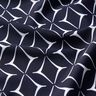 Swimsuit fabric abstract diamonds – midnight blue/white,  thumbnail number 2