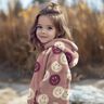 Teddy Fur smilies | Poppy Fabrics – dark dusky pink/offwhite,  thumbnail number 5