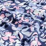 French Terry Big Flowers | Poppy Fabrics – denim blue,  thumbnail number 2