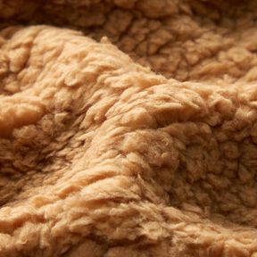 cuddly teddy fur fabric – cinnamon, 