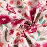 Decor Fabric Cotton Twill spring flowers – rosé/raspberry,  thumbnail number 3