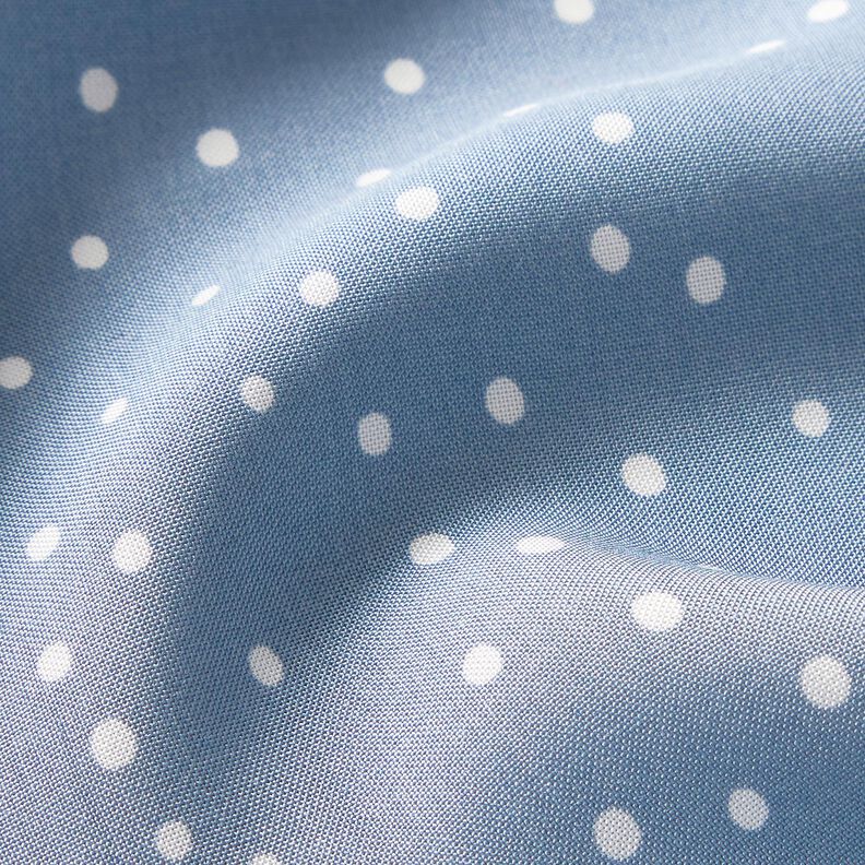 Dotty bamboo fabric – blue grey,  image number 2