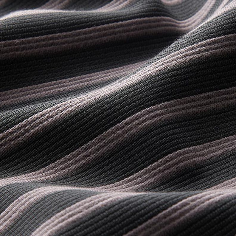 Stripes Jacquard Jersey – mauve grey/anthracite,  image number 2