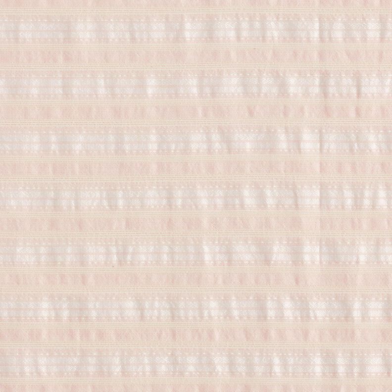 Crinkle stripes cotton blend – rosé,  image number 1