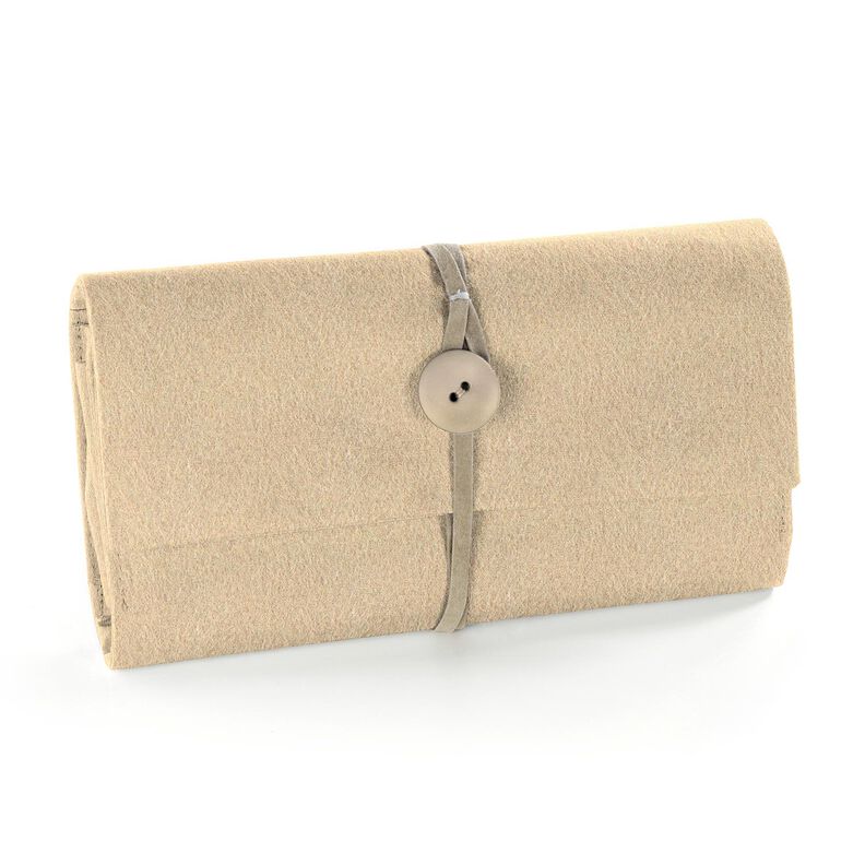 Felt 90 cm / 3 mm thick – sand, image number 4