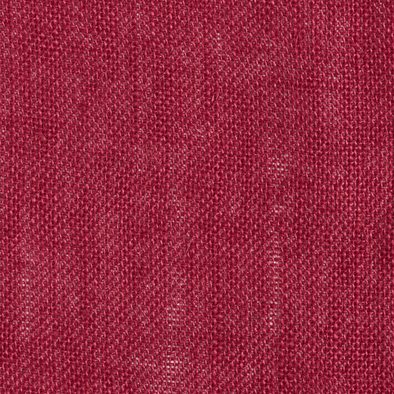 Decor Fabric Jute Plain 150 cm – dark red,  image number 5