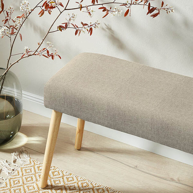 Upholstery Fabric Monotone Mottled – beige, image number 6