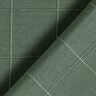 Decorative fabric, chequered grid, recycled – dark green,  thumbnail number 3