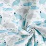Quilted Fabric Hippopotamus and rhinoceros – offwhite,  thumbnail number 3
