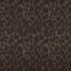 Romanit Jersey leopard print – dark brown/black, 