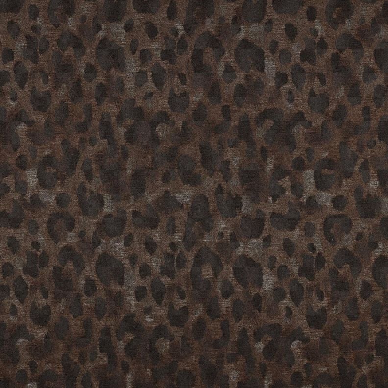 Romanit Jersey leopard print – dark brown/black,  image number 1