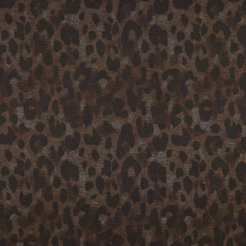 Romanit Jersey leopard print – dark brown/black, image number 1