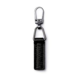 Imitation leather fashion zip [ 55 x 9 x 3 mm ] | Prym – black, 