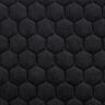 Upholstery Fabric Velvet Honeycomb Quilt – black,  thumbnail number 1