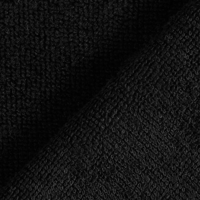 Cosy Towelling Bamboo Plain – black,  image number 3