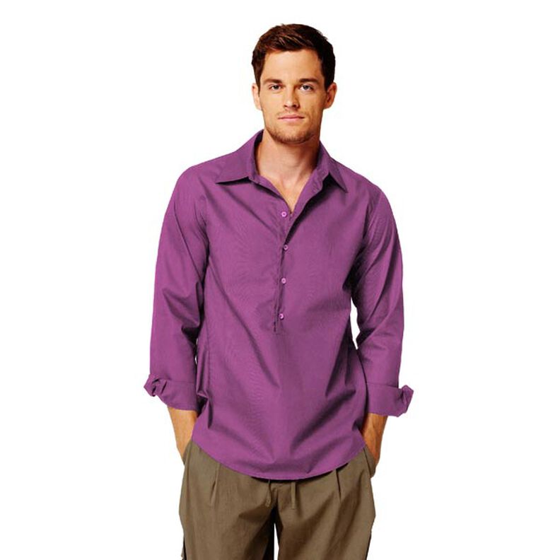 Cotton Poplin Plain – aubergine,  image number 7