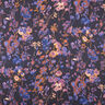 watercolour flowers -viscose blend – midnight blue,  thumbnail number 1