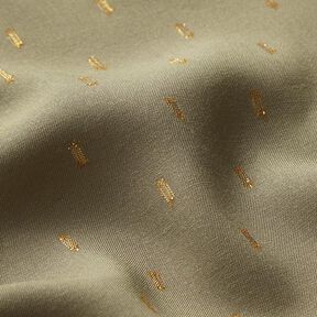 Glitter Droplets Viscose – light olive, 
