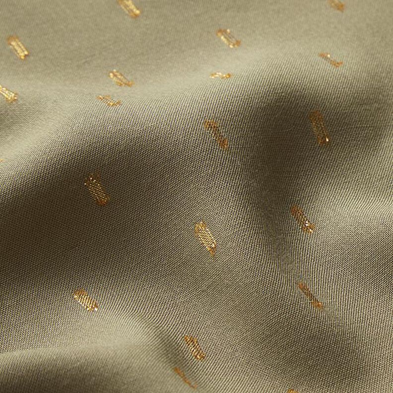 Glitter Droplets Viscose – light olive,  image number 3